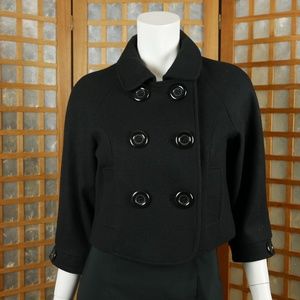 Forever 21 Cropped Wool Peacoat Size Medium